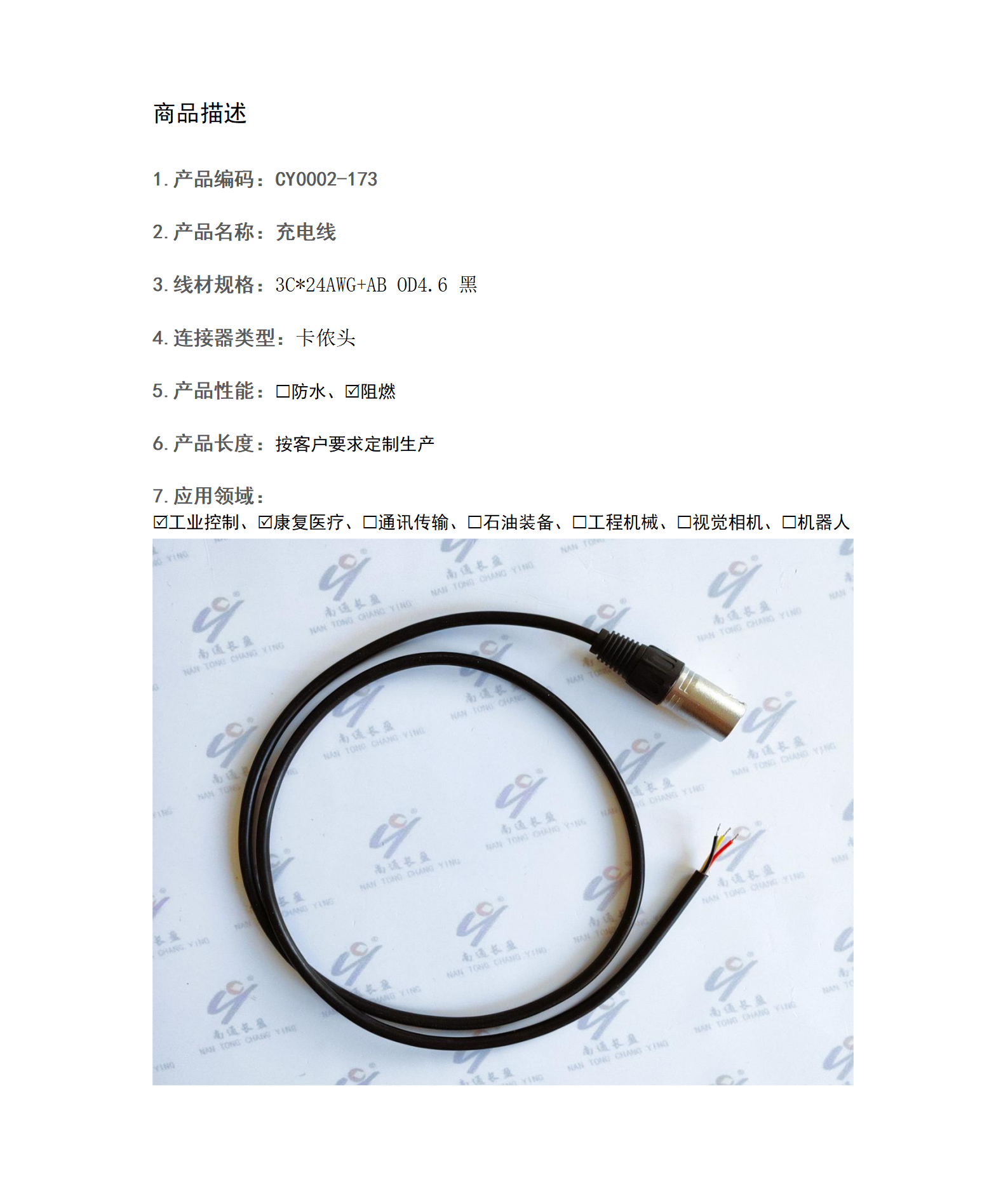 CY0002-173充電線